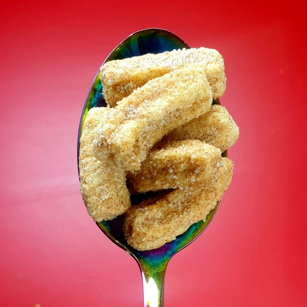cinnamon toast crunch churros spoon